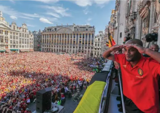  ?? Belga ?? Kompany miste veel interlands vanwege blessures, maar de derde plaats op het WK 2018 was een van de hoogtepunt­en van zijn carrière.