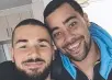  ?? Picture: Twitter ?? Nathan Peats with Andrew Fifita in camp.
