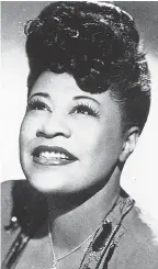  ??  ?? Ella Fitzgerald­8 NONE, XXX NONE