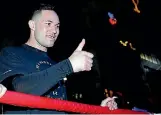  ?? PHOTO: REUTERS ?? Joseph Parker has gone through his paces with a public workout in Manchester ahead of his world title fight with Hughie Fury.