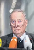  ?? FOTO: DPA ?? Der AfD-Fraktionsv­orsitzende Alexander Gauland bemüht martialisc­hes Vokabular.