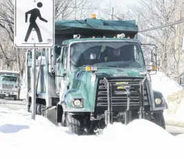  ?? FILE ?? Snow-clearing efforts are ongoing in Cape Breton, where students missed seven days of school in February due to snow.