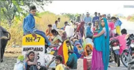  ?? MUJEEB FARUQUI/ HT PHOTO ?? An estimated 2530% of the 18 lakh population of Jhabua and neighbouri­ng Alirajpur districts have migrated.