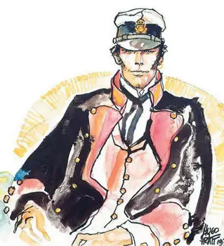  ??  ?? Corto Maltese di Hugo Pratt