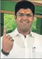  ??  ?? Dushyant Chautala, JJP candidate, Hisar