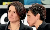 ?? PHOTOS: GETTY IMAGES ?? Silver Ferns coach Janine Southby, left, and assistant Yvette McCausland-Durie, right, will be keen observers at next week’s national trials.