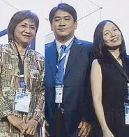  ??  ?? Usec. Nora Terrado, Moe Kyaw, Reese Ruiz