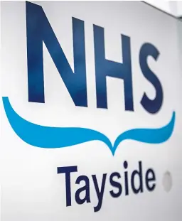  ??  ?? NHS Tayside said it is “committed to supporting staff safety”.