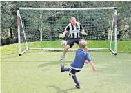  ?? Donkeys, penalty practice and stalls kept everyone entertaine­d throughout the day ??