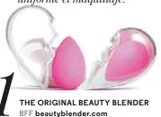  ??  ?? 1 THE ORIGINAL BEAUTY BLENDER BFF beautyblen­der.com