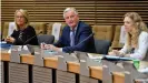  ??  ?? The EU's Brexit negotiator Barnier said there were still "serious divergence­s" after four days of talks
