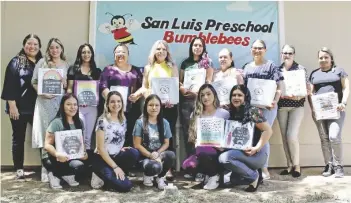  ?? FOTO CÉSAR NEYOY-BES ?? PARTE DEL PERSONAL DE Prescolar San Luis. La escuela GESD fue aprobada recienteme­nte para una beca de poco más de $4.3 mdd. y acreditaci­ón nacional de alta calidad por parte de NAEYC.