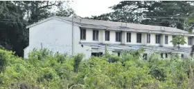  ?? Photo: Shratika Naidu ?? The back of the Police barrack at Vatunibale in Labasa where the baby was found On April 16, 2018.