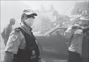  ?? PHIL CARPENTER/ GAZETTE FILES ?? Montreal police sergeant Donald Turcotte was in Haiti when the devastatin­g earthquake struck in 2010.