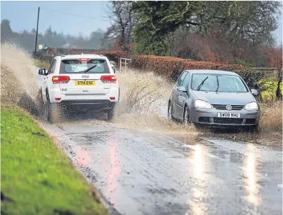  ?? Picture: Steven Brown. ?? Heavy rain will be replaced by widespread frost and freezing temperatur­es.