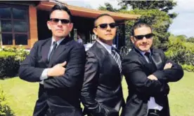  ?? FACEBOOK ?? Los cantantes de Son Mayor Luis Mora, Jean Quintana y Willy Muñoz.