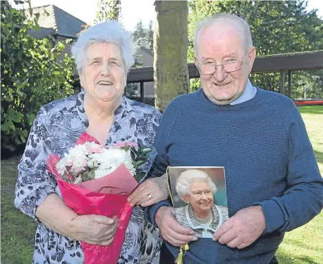  ??  ?? A FORFAR couple have just marked their 60th wedding anniversar­y with a small gathering at home.
Robert and Pat Gouk celebrated at Kirkriggs Court sheltered housing.
They met in 1956, when Pat Leel sat on Bert’s bridie. “I stopped to chat and...