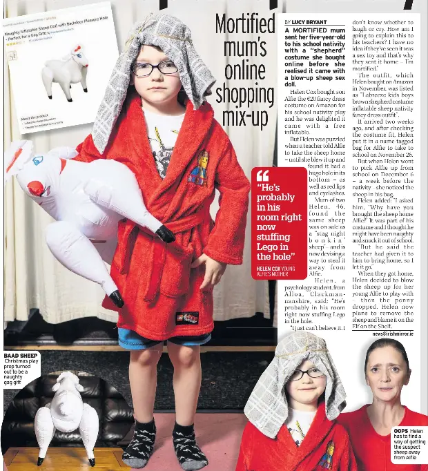 I sent my 5-year-old to school nativity play with a blow-up sheep sex toy