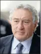  ??  ?? Actor Robert De Niro.