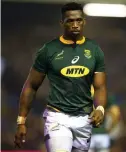  ?? STEVE IMAGES Picture: HAAG/GALLO ?? RECOGNISED: Siya Kolisi, who made history as the first black captain of South Africa, has been nominated for a Laureus World Sports Award.