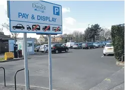  ??  ?? The Queen Street car park in Broughty Ferry is earmarked for one of the EV charging hubs.