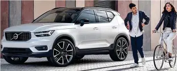  ??  ?? Take a back seat: The small, self-drive Volvo XC40 SUV will appeal to the young crowd