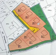  ?? PLAN: STADT RIEDLINGEN ?? Die Planung für das Baugebiet in der Eichenau.