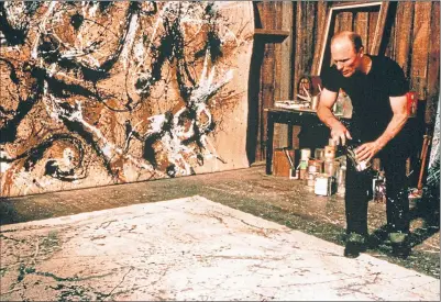  ??  ?? Ed Harris plays the landmark artist in 2000 movie Pollock