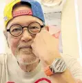  ?? ?? National Artist BenCab (with his Jose Santos Swatch) has designed two Swatch watches. He finds Swatch “hip-hop cool.”