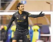  ?? TED S. WARREN AP ?? Forward Carlos Vela, who missed part of last season, makes LAFC one of the teams to beat this year.