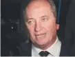  ??  ?? Nationals leader Barnaby Joyce.