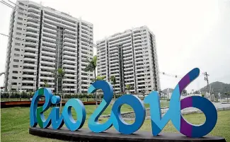  ?? PHOTO: GETTY IMAGES ?? The Rio Olympics are about to ramp up, ahead of the official opening on August 6. The Athletes’ Village is in the background.