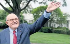  ??  ?? Rudy Giuliani, abogado del presidente de Estados Unidos, Donald Trump, en una foto del pasado 29 de mayo, en Washington.