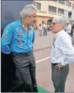  ??  ?? Briatore y Ecclestone.