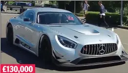  ??  ?? Hot: Top Gear called the Mercedes-Benz AMG GT3 ‘the beast’