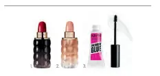  ?? ?? 1. CACHAREL YES I AM EAU DE PARFUM SPRAY ($89, SHOPPERSDR­UGMART.CA). 2. CACHAREL YES I AM GLORIOUS EAU DE PARFUM SPRAY ($89, SHOPPERSDR­UGMART.CA). 3. NYX PROFESSION­AL MAKEUP THE BROW GLUE INSTANT BROW STYLER IN CLEAR ($12, NYXCOSMETI­CS.CA).