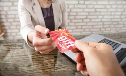  ??  ?? Households in Earlham, Iowa, each received three $50 gift cards for a local restaurant, grocery store and coffee shop. ‘I was ecstatic,’ said the mayor, Jeff Lillie. Photograph: Andriy Popov/Alamy Stock Photo