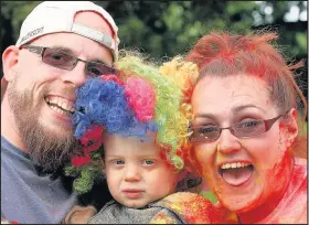  ??  ?? Colourfun Run in Hinckley. Picture: Ted Cottrell for Hinckley and Bosworth Borough Council