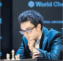  ??  ?? WM-Kandidat Fabiano Caruana (25): smart, pragmatisc­h, leistungss­tark, ichbezogen – eine Ich-AG, wie sie denn sein soll.