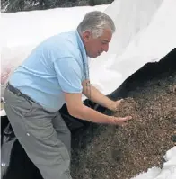  ?? FOTOS: MARCELO CACERES/ENVIADO ESPECIAL ?? Dos menúes. A la izquierda, la hacienda sobre la alfalfa, el plato principal. A la derecha, Juan Carlos Bossio muestra el silo de sorgo que se les da a los animales en la terminació­n. También se utiliza el de maíz.