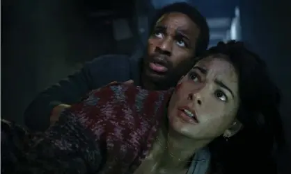  ??  ?? Andre Holland and Natalie Martinez in Battle at Big Rock. Photograph: Universal