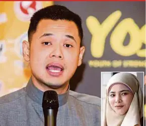  ?? PIX BY AZHAR RAMLI ?? Hazeman Huzir and Nurul Hidayah Mohd Amin have been appointed as icons for the winter humanitari­an mission to Syria.