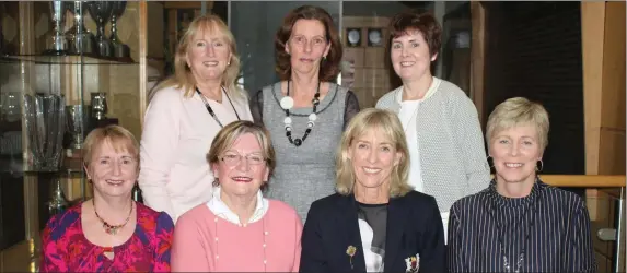  ??  ?? Winners of the final Golfer of the Year Competitio­n at Dundalk, back row, Briege Renaghan, Joan McKenna, Pauline Campbell; front, Jennifer Holland, Nora Byrne, Lady Captain Maeve Ahern, Katherina Conneally Sloan.