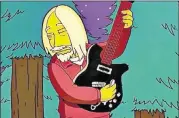  ?? CONTRIBUTE­D BY FOX ?? In 2002, Tom Petty guest-starred on “The Simpsons” as a fantasy rock camp coach.