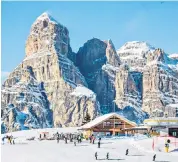  ?? ?? i Looking up: resorts such as Alta Badia in Italy are opening for business again