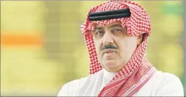  ?? Hassan Ammar Associated Press ?? PRINCE Mutaib bin Abdullah was once deemed a possible contender for the throne. Accused of embezzleme­nt, he has been ousted as elite national guard chief.