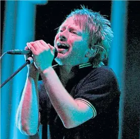  ??  ?? Thom Yorke. El líder de Radiohead va por todos los derechos del tema.