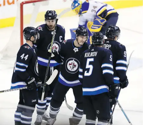  ?? TREVOR HAGAN/THE CANADIAN PRESS ?? The Winnipeg Jets have been good, but not so much when away from home lately — they are 0-4-2 over their last six road games with visits looming this week to Nashville, Boston and New York before the Christmas break.