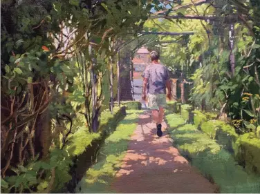  ??  ?? Florida, USA Dappled Day Dream, oil, 12 x 16" (30 x 41 cm)