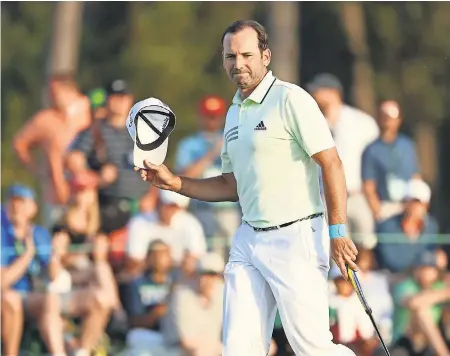  ?? ROB SCHUMACHER/USA TODAY SPORTS ?? Sergio Garcia says he has moved on from his disastrous, octuple-bogey 15th hole at the Masters.